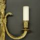 Large pair of wall lights, eagle heads, Louis XVI style from Hettier Vincent - gilded bronze
