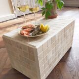 Travertine column