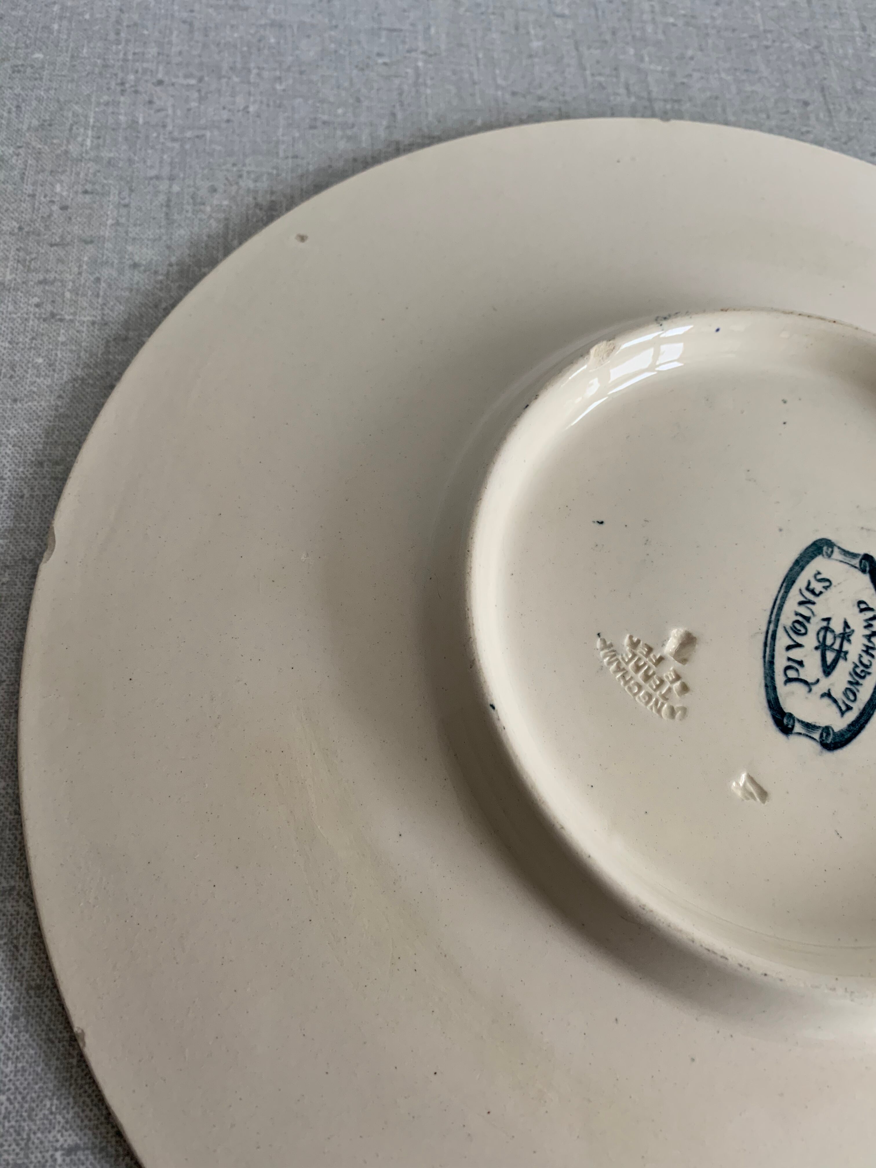 Longchamp peony style iron earth dish