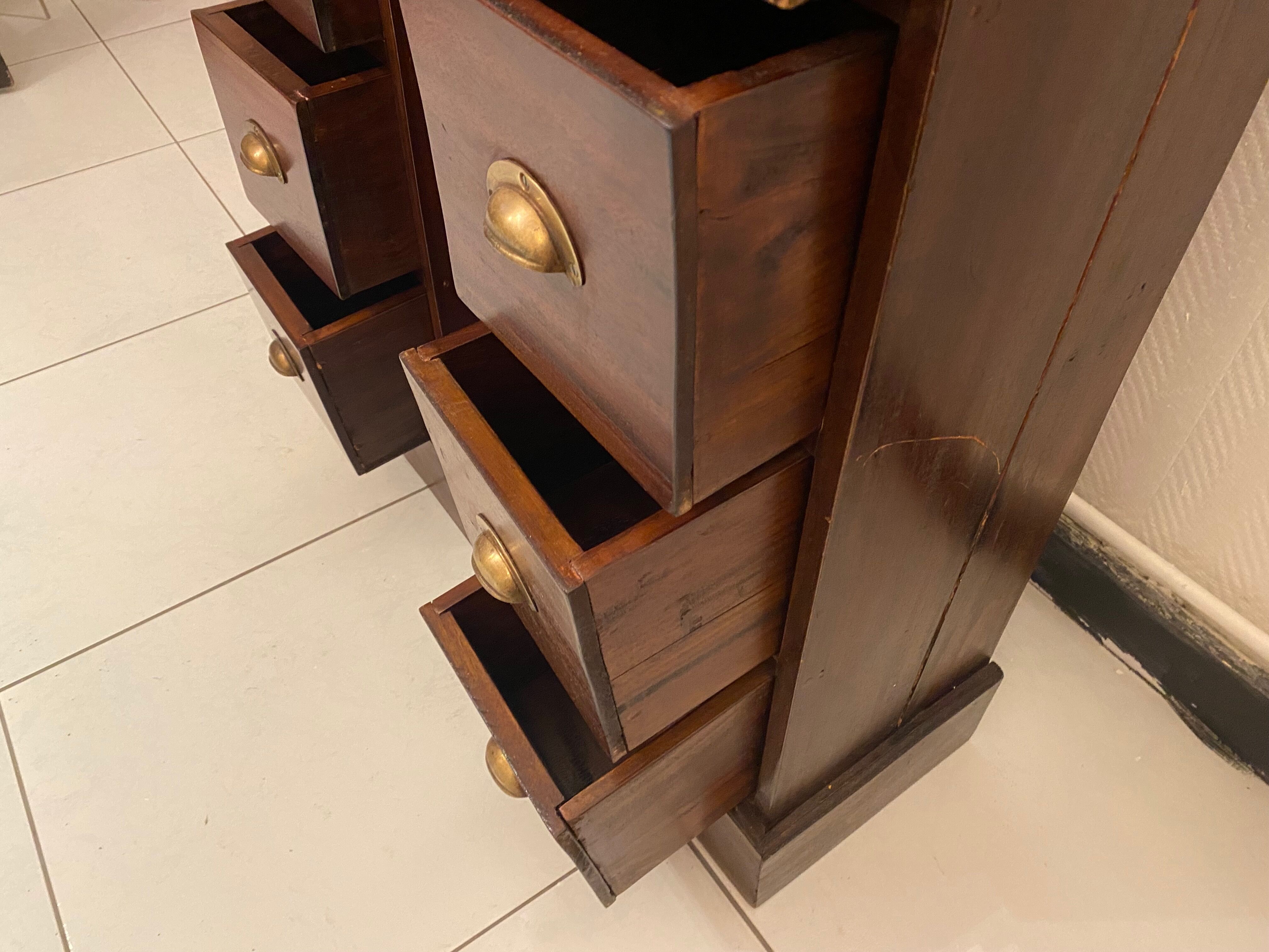 Pair of industrial furniture column 1950