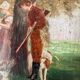 French Farm Scene Oil Painting