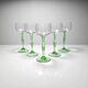 5x Art Nouveau wine glasses handmade - Peter Behrens Style 1900