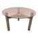 Midcentury design chrome and smoked glass coffee table - 1970s