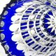 Mid-century modern vase, cobalt glass, Germany, 1950s