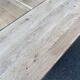 Farmhouse dining table extendable stripped in raw solid oak 180-270cm 1