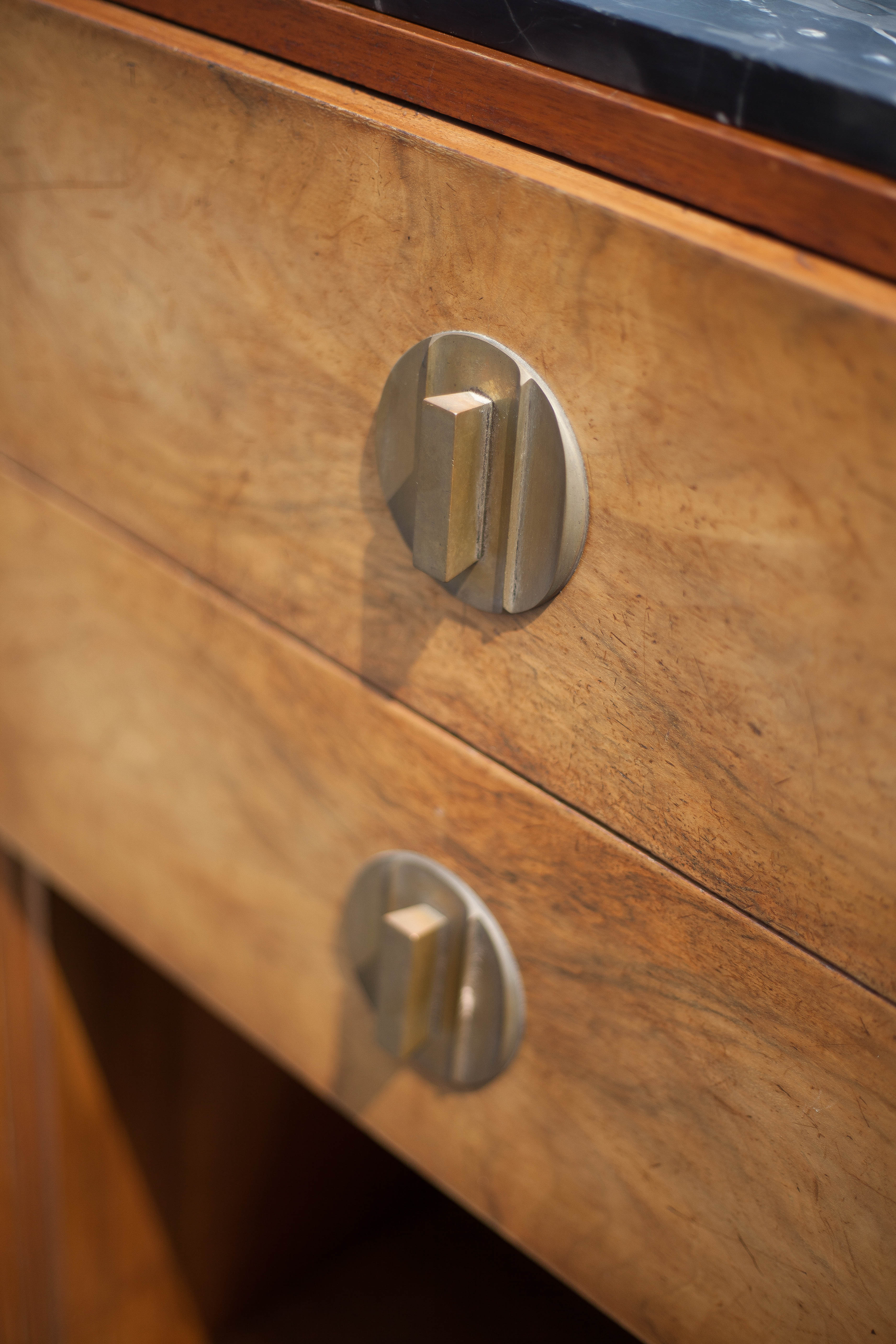 Art Deco signed sideboard, art deco