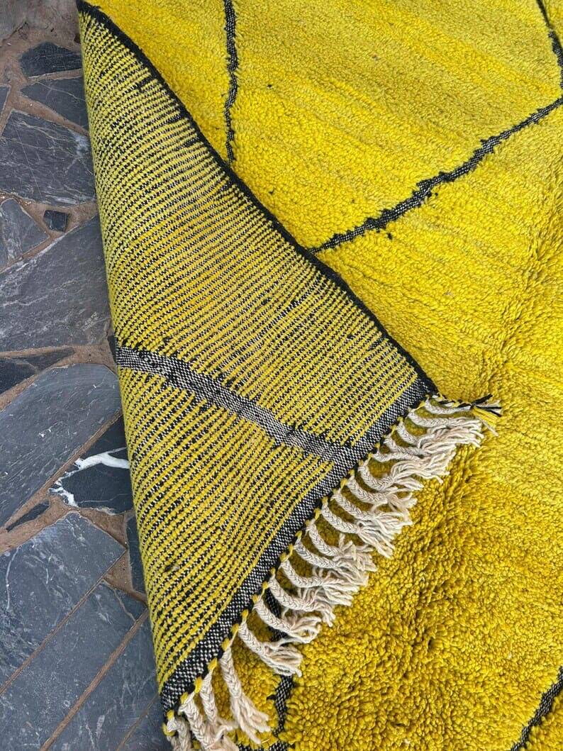 Handmade Beni Ouraine rug, size 100 x 200 cm