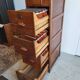 meuble classeur a dossiers en chene 1940