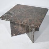 Table basse en marbre véritable vintage des années 1970