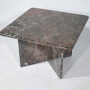Table basse en marbre véritable vintage des années 1970