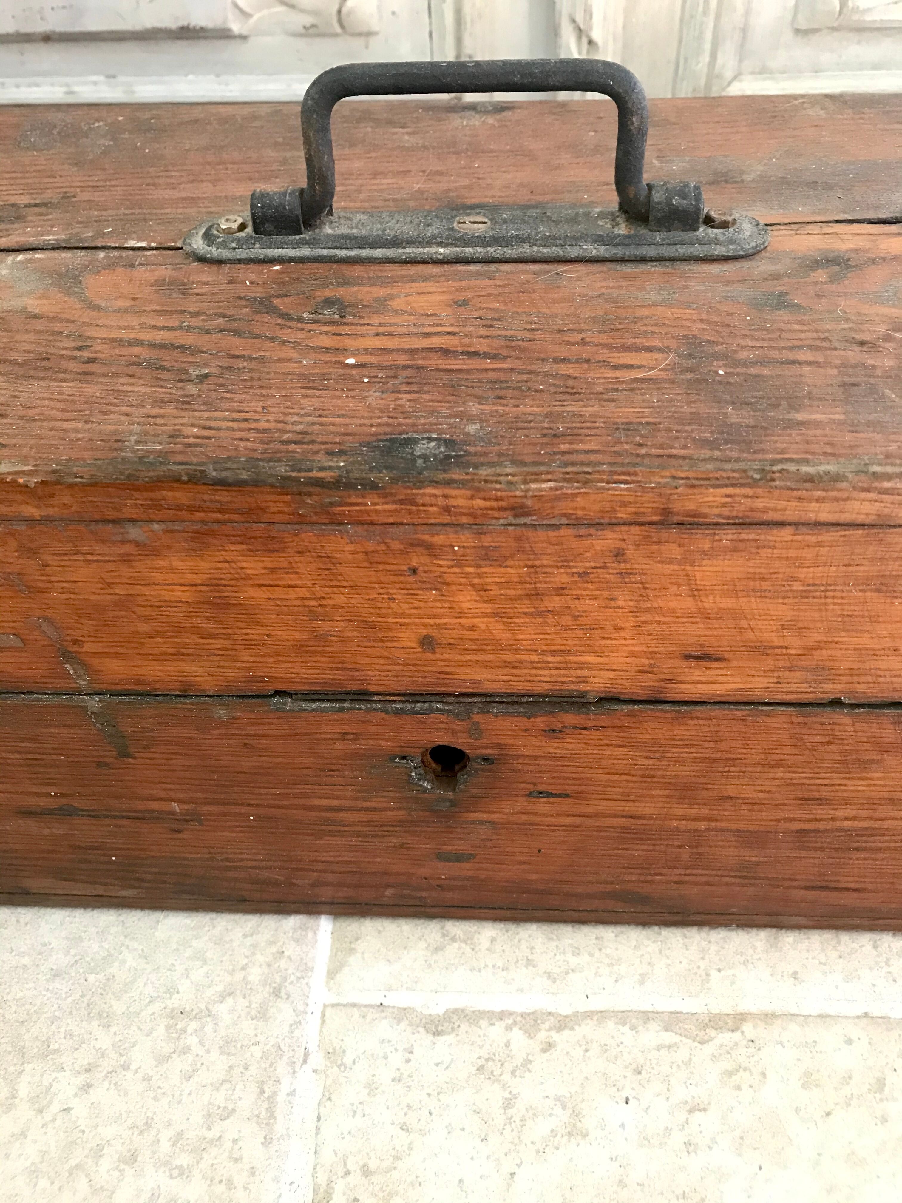 Vintage wooden crate