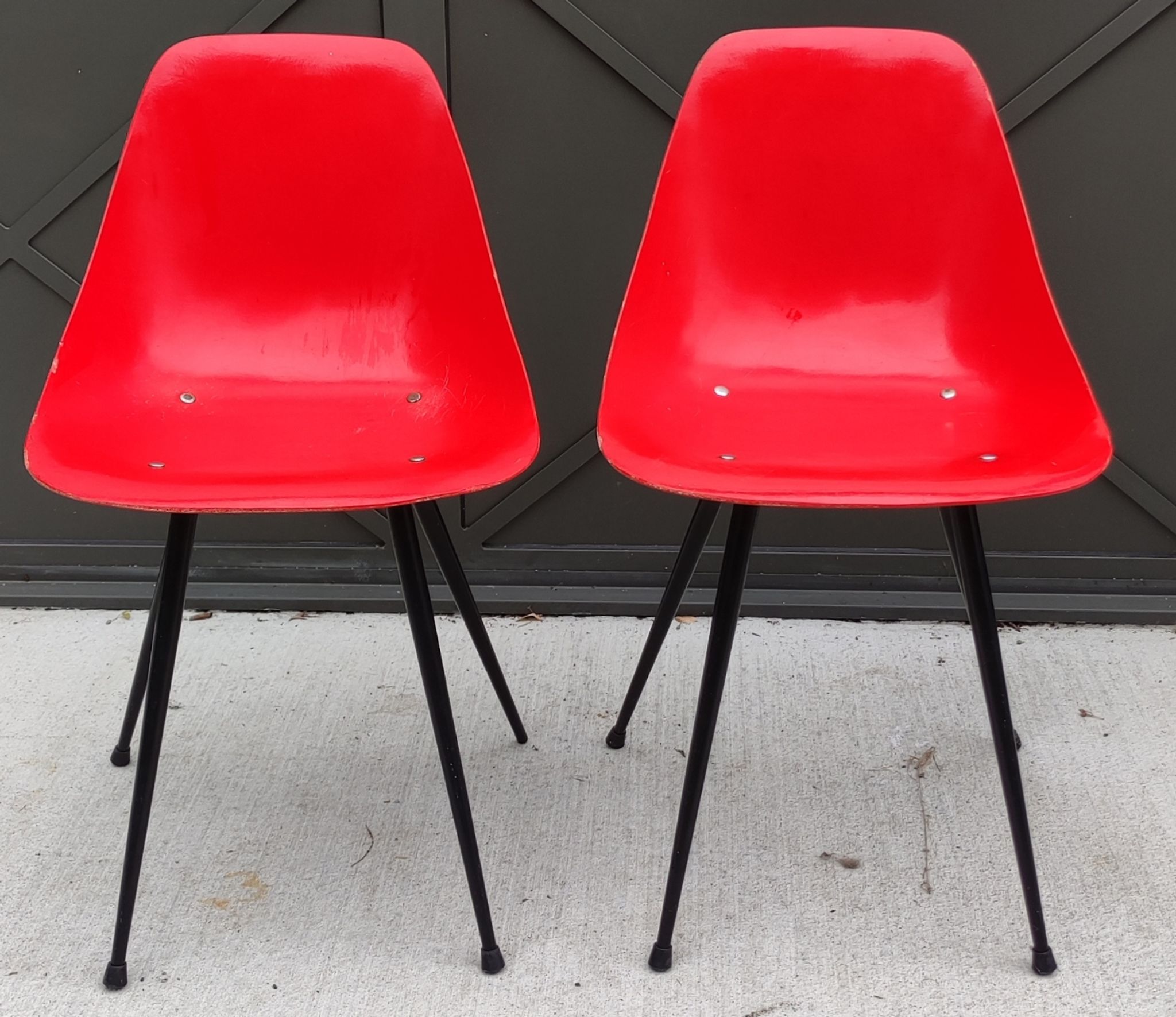 Pair of design chairs 1950s