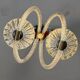 Venetian glass chandelier from Murano, circa 1950.