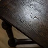 Antique Rectangular Oak Dining Table, 1890s
