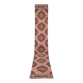 Vintage Turkish hallway rug 89x555 cm