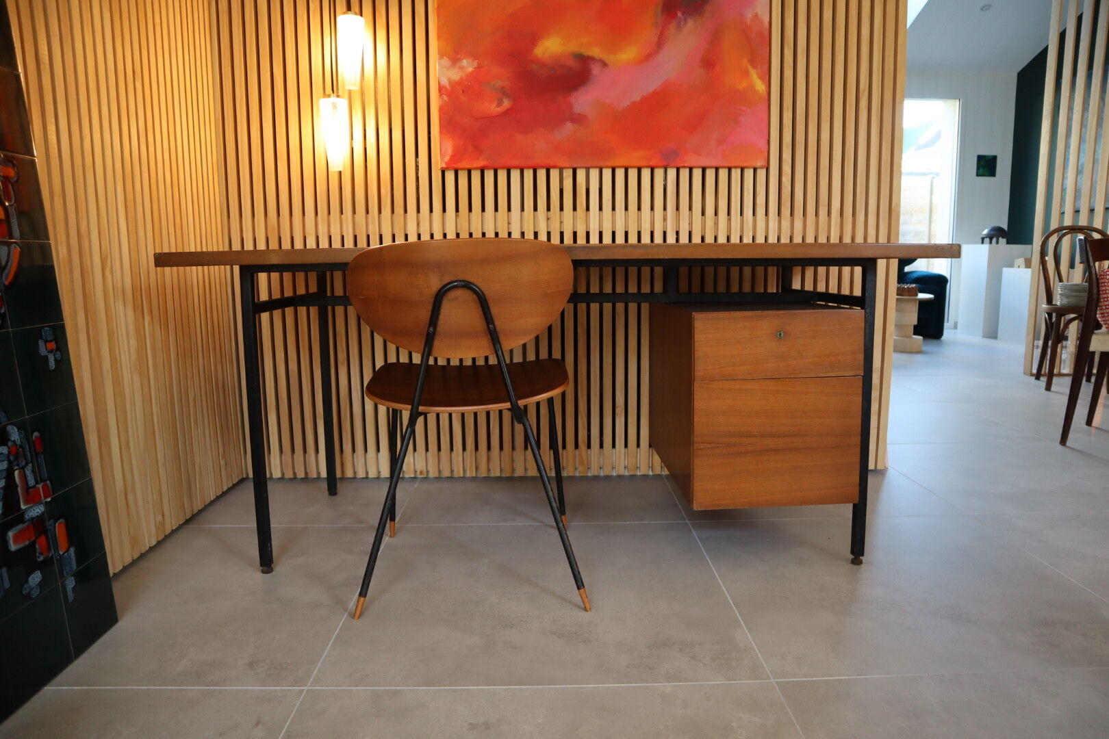 Scandinavian desk and chair