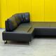 Black Leather De Sede DS-165 Sofa