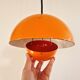 Orange Flowerpot pendant lamp by Verner Panton for Louis Poulsen, Denmark 1