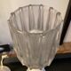Pair of vintage lamps in marble and glass 70s