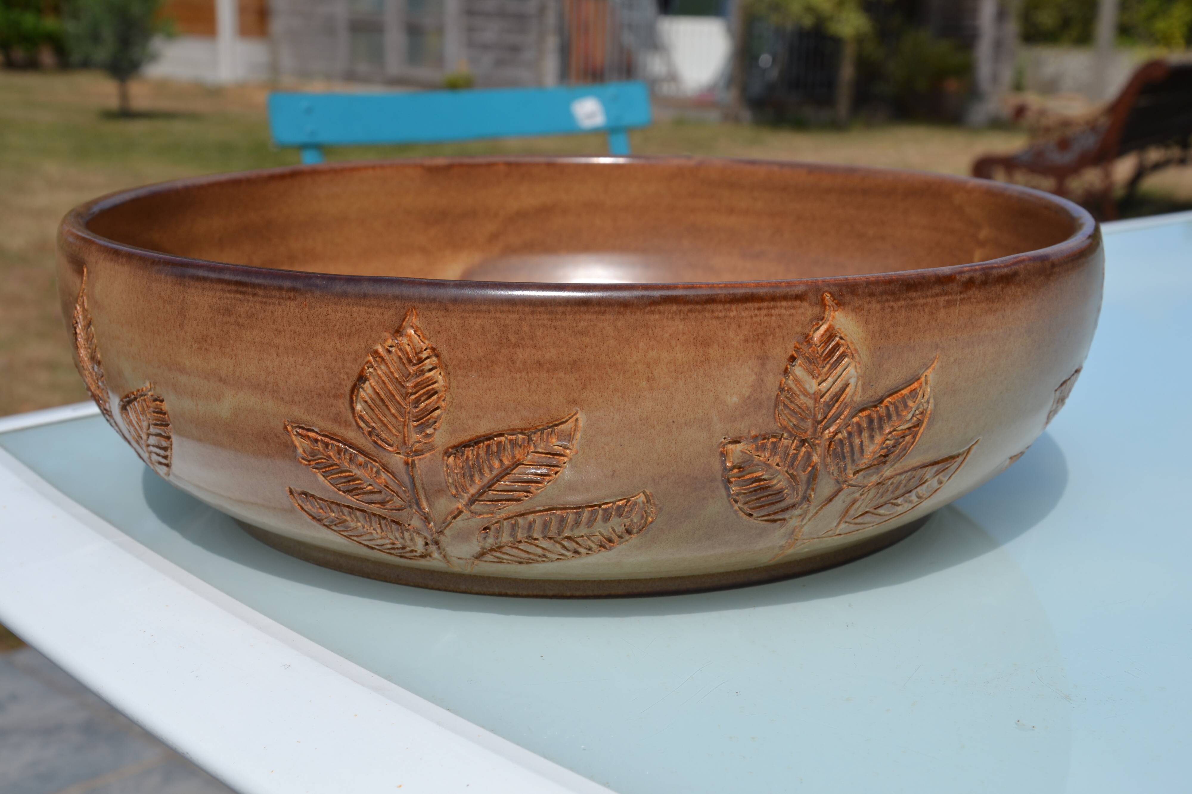 Large salad bowl/fruit bowl Michel and Denise Pointu