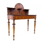 Walnut desk, Northern Europe, circa 1900. After restoration.