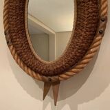 Rope mirror by Adrien Audoux & Frida Minet