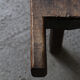Brutalist solid oak bench / console 1950