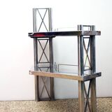 Steel console made in Italy, 1970s