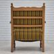 1960s, Danish lounge chair, original very good condition, furniture wool, solid oak wood.