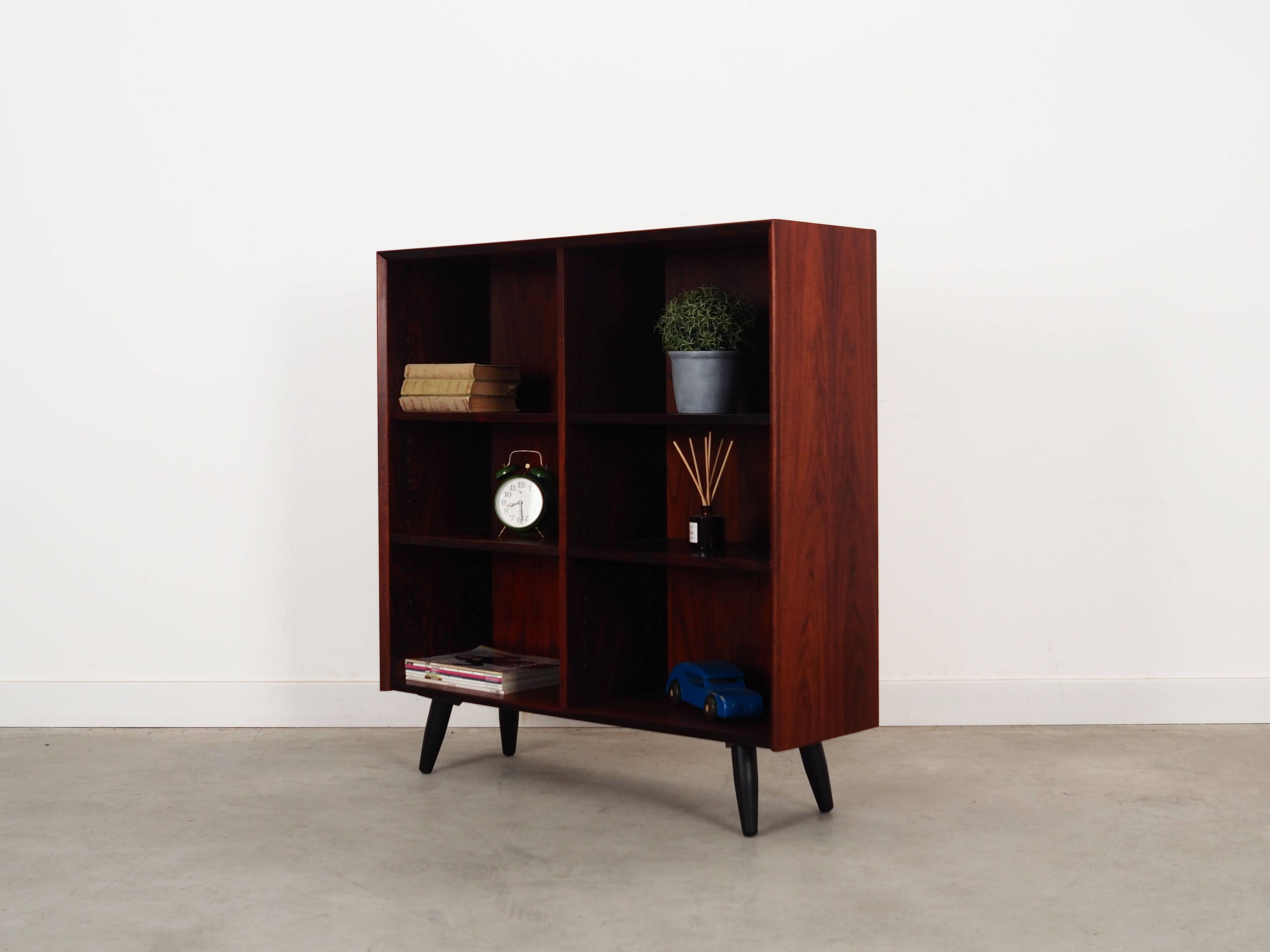 Rosewood bookcase, Danish design, 1970s, manufacture: Brouer