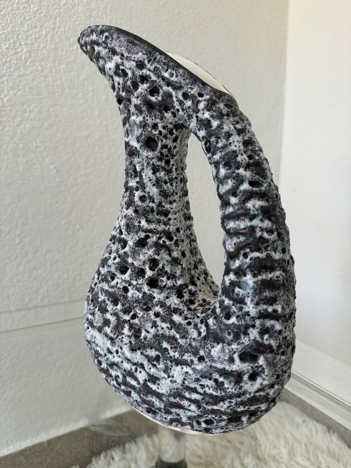 Ceramic lava pitcher from the 60s