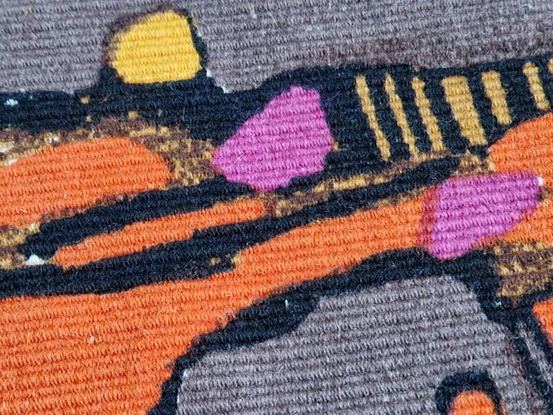 René Fumeron - Tapisserie en laine "Etna" - éditions Robert Four à Aubusson