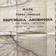 19th century map of Argentina
