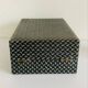 Art Nouveau silver-plated napkin holder with hallmark + case