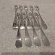 9 silver-plated snail forks by silversmith J Brille, 15.9 cm