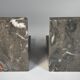 Marble and onyx bookends