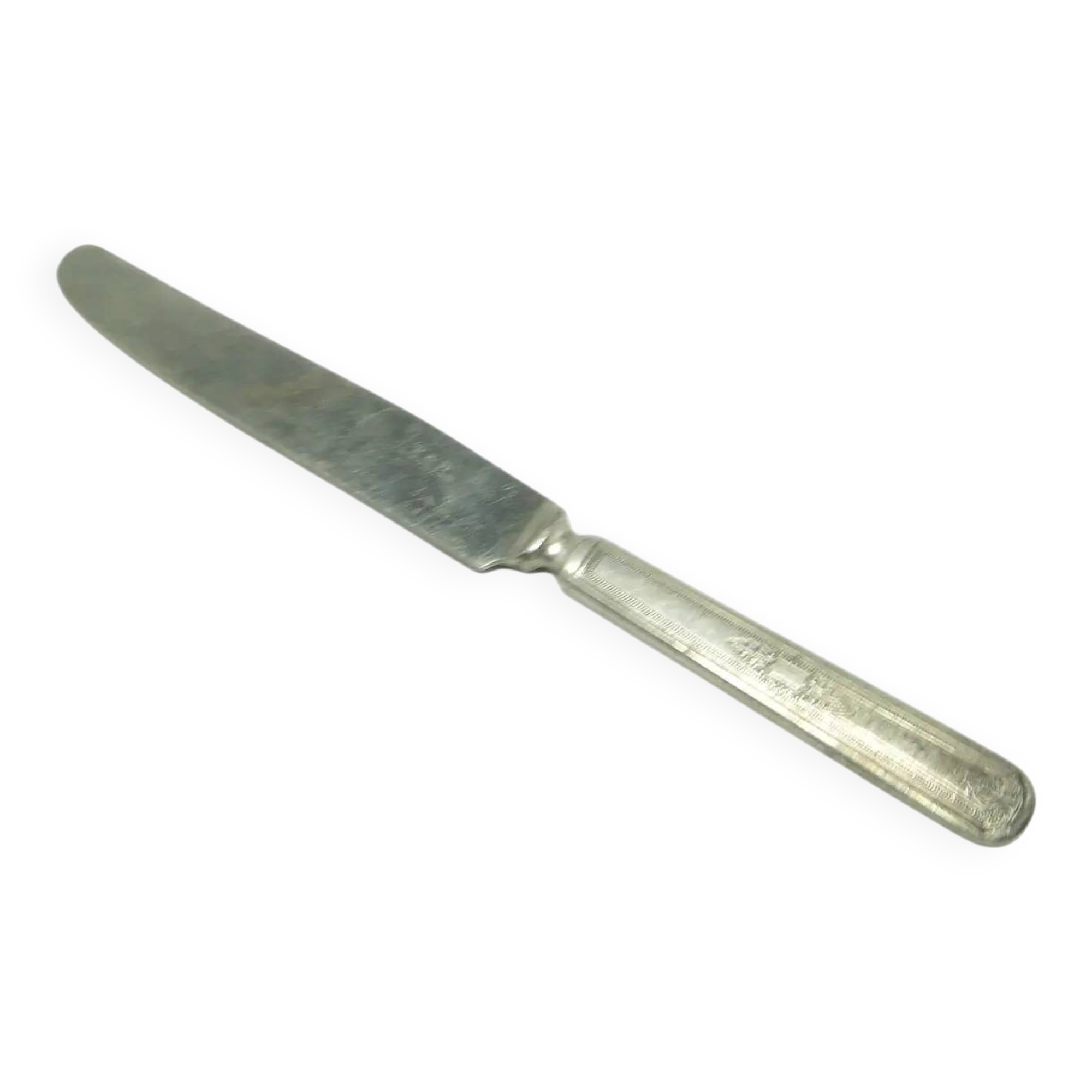 Art Deco bread knife, silver-plated brass, Germany, 1930s