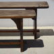 Solid wood country benches