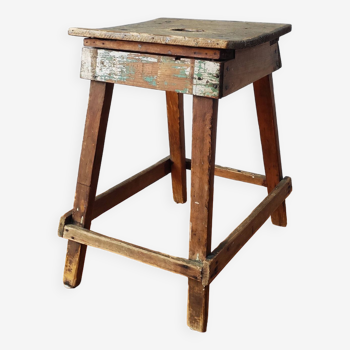 Old workshop stool