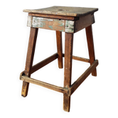 Ancien tabouret d'atelier