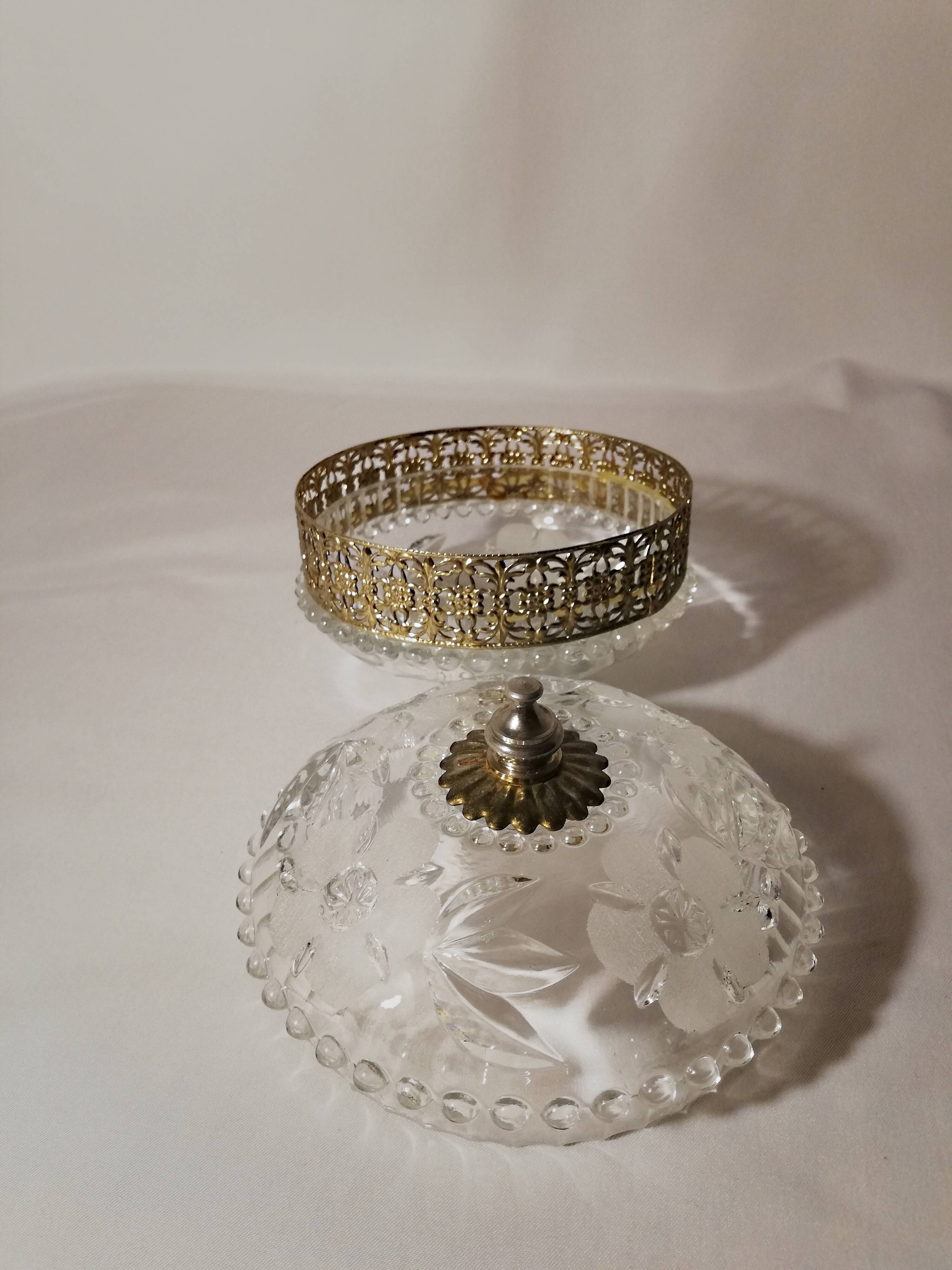 Crystal Art Deco Box