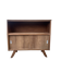 Vintage low TV unit / bookshelf sideboard with tapered legs.