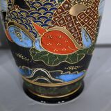 Pair of satsuma vases in japanese porcelain – early twentieth