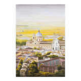 Painting of oil from Asís in Italia. Oleo de Asís.