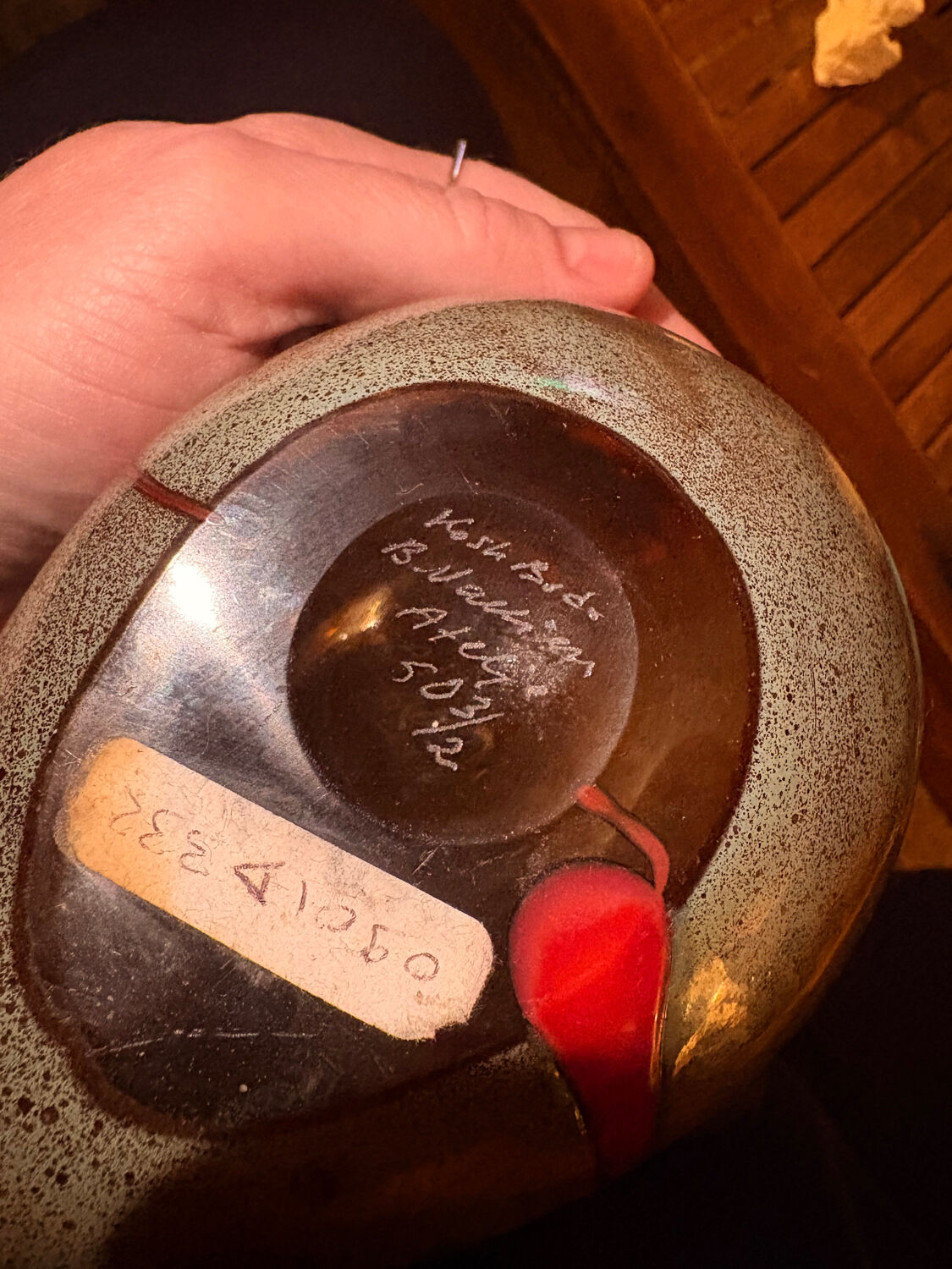 Kosta Boda vase signed Helga Bolviken – limited edition