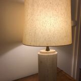 1970s travertine lamp