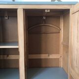 Verdigris two-door wardrobe