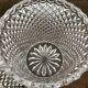 Bonbonniere, diamond-cut crystal pot with vintage lid