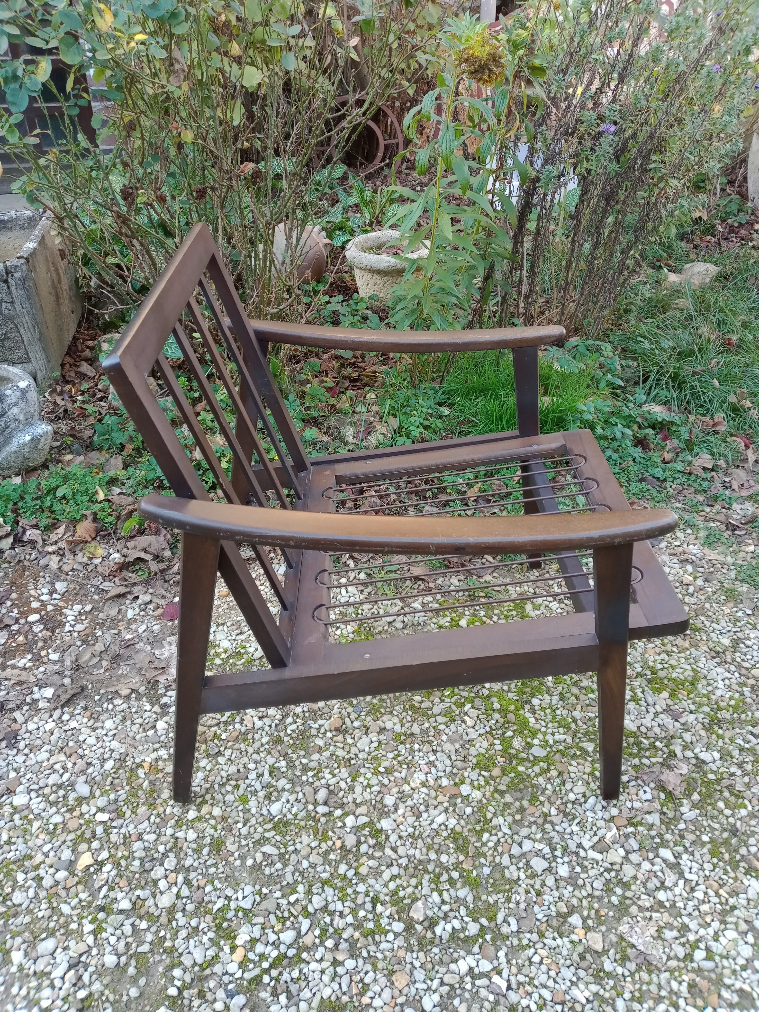 Scandinavian armchair in teak