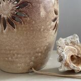Openwork stoneware lamp, 1970.